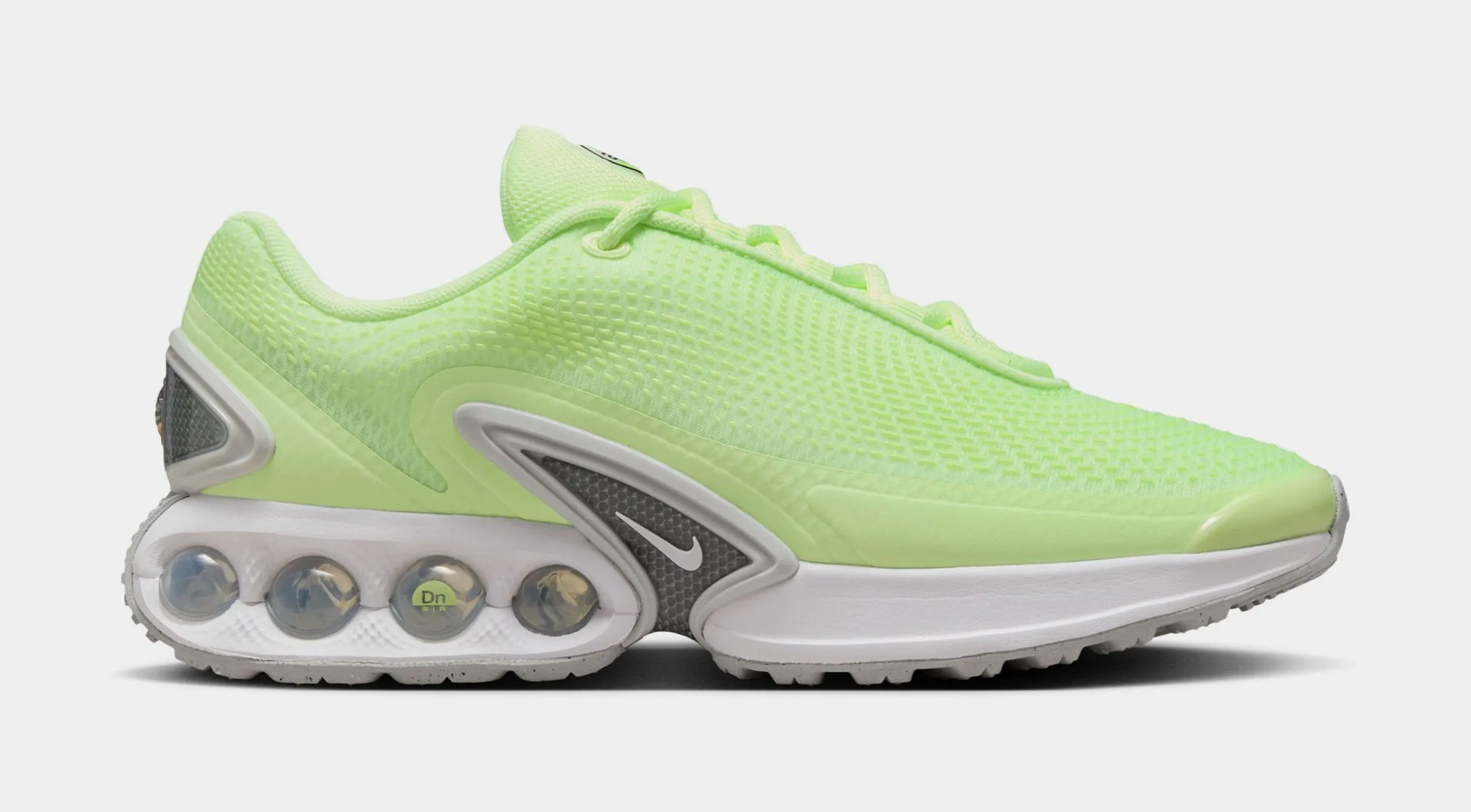 Air Max DN SE Barely Volt Womens Lifestyle Shoes (Barely Volt/Metallic Silver/White/White)