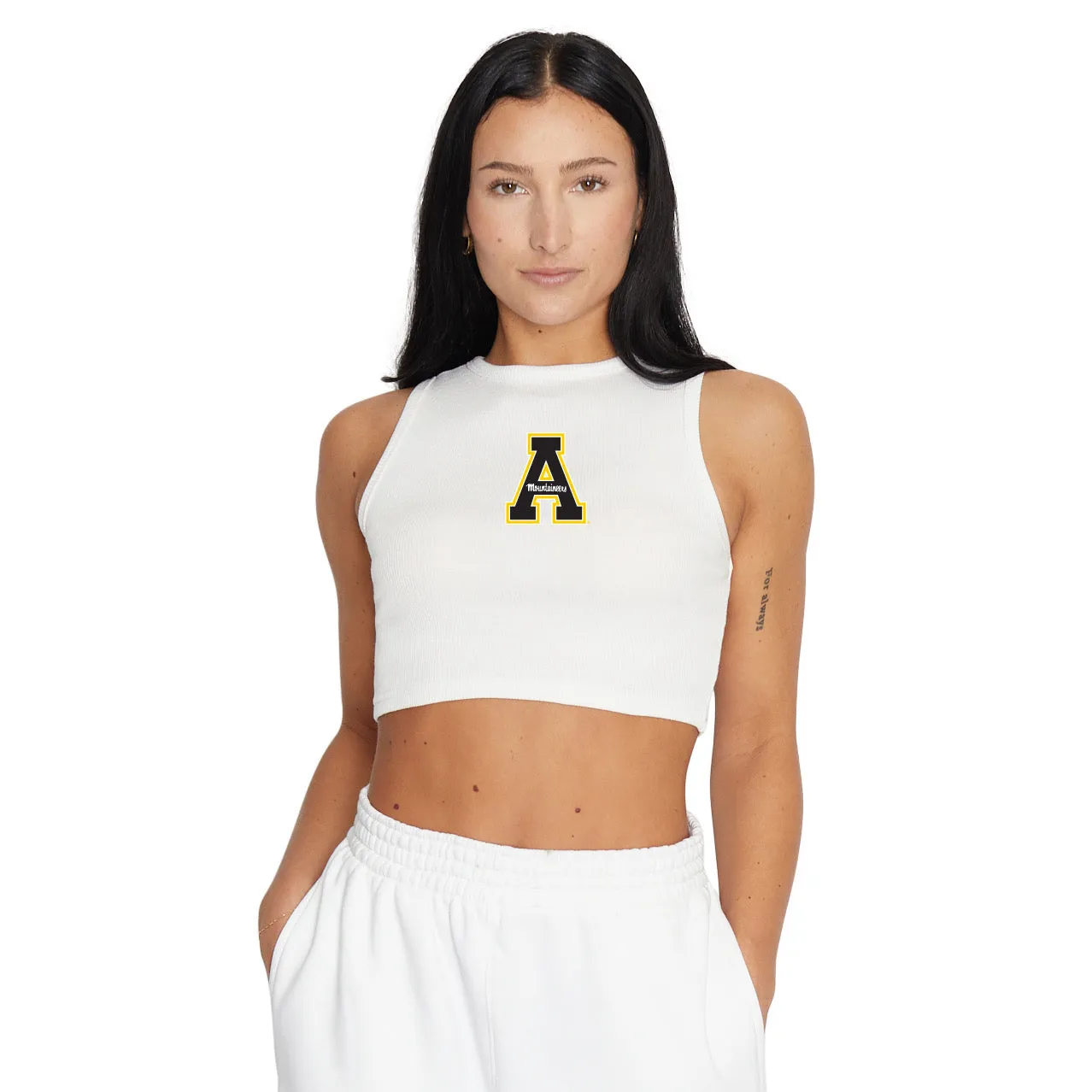 App State Touchdown Ribbed Tank