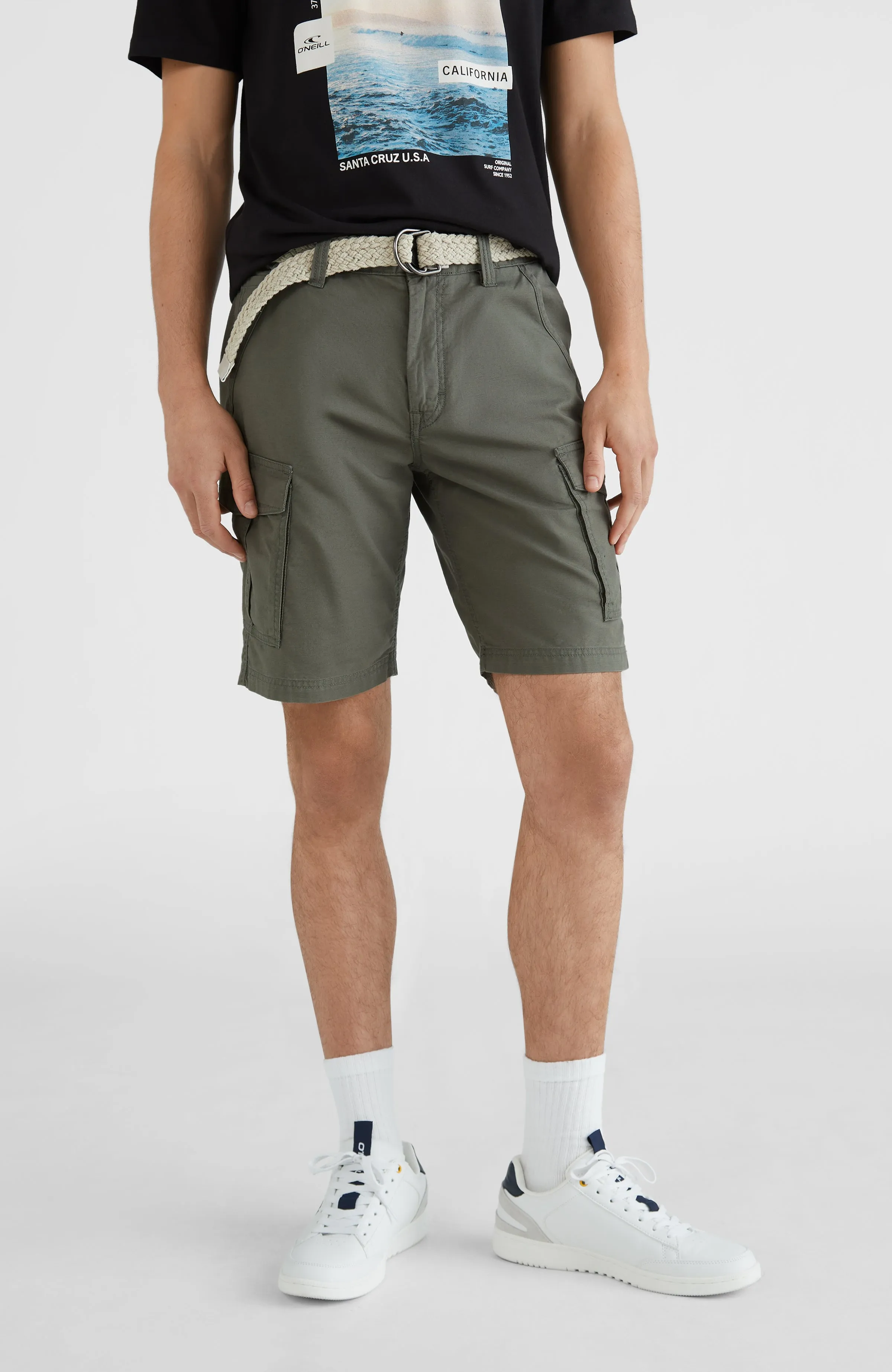 Beach Break Cargo Shorts | Military Green -A