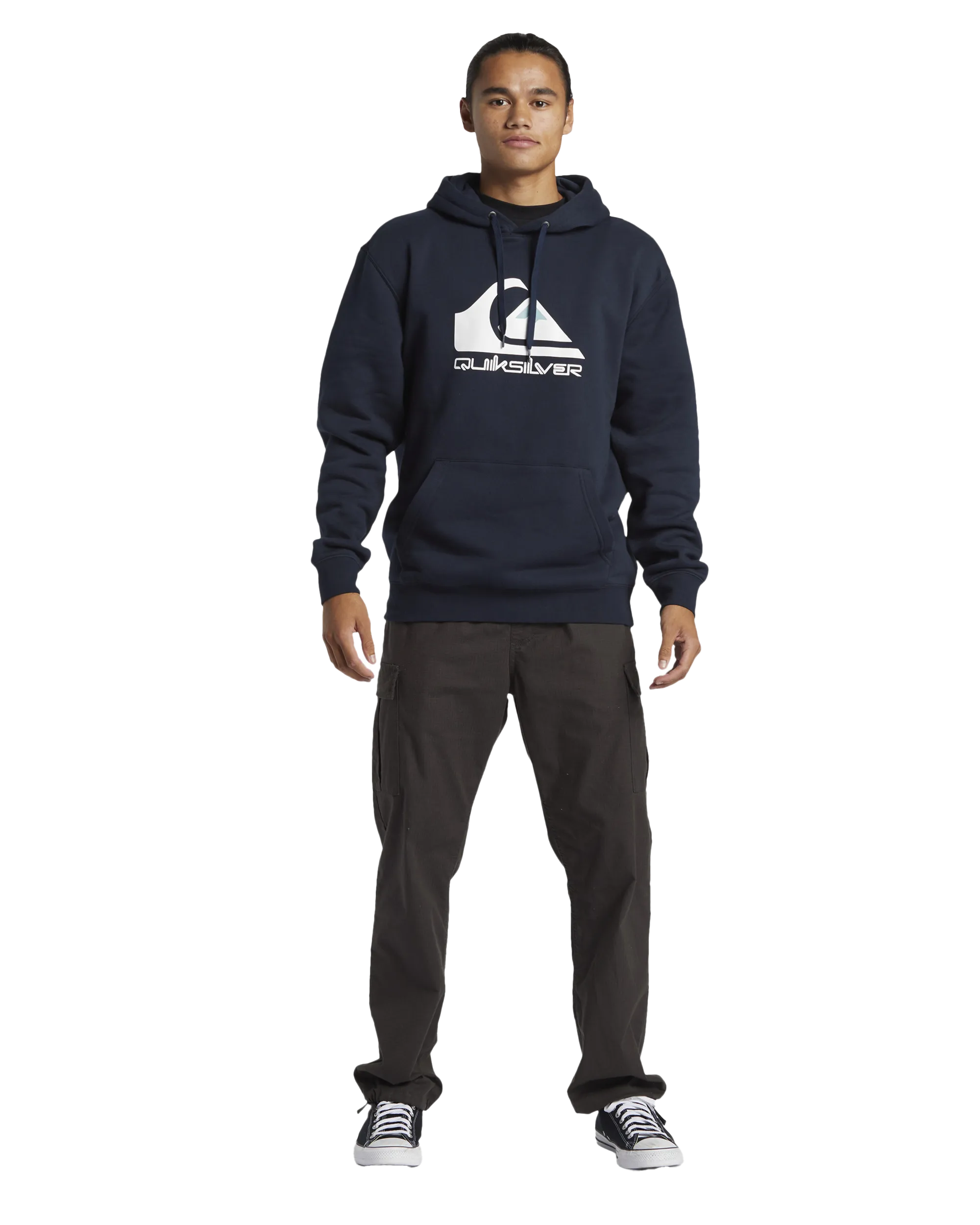 Big Logo Hoodie in Dark Navy