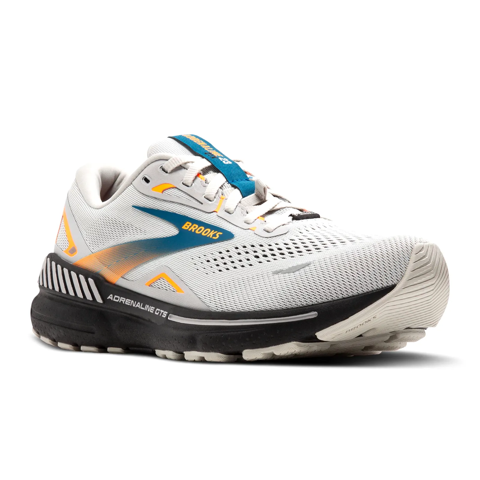 Brooks Adrenaline GTS 23 GTX Running Shoe (Men) - Oyster Mushroom/Orange/Blue