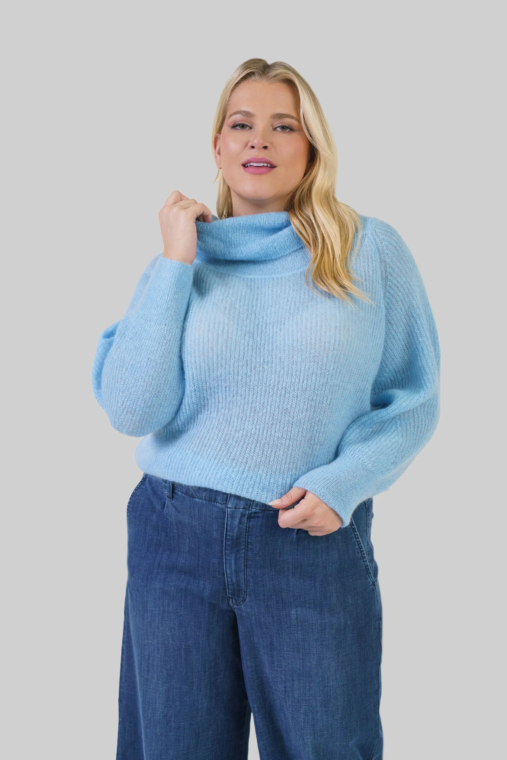 CAELIE MOHAIR BARDOT SWEATER