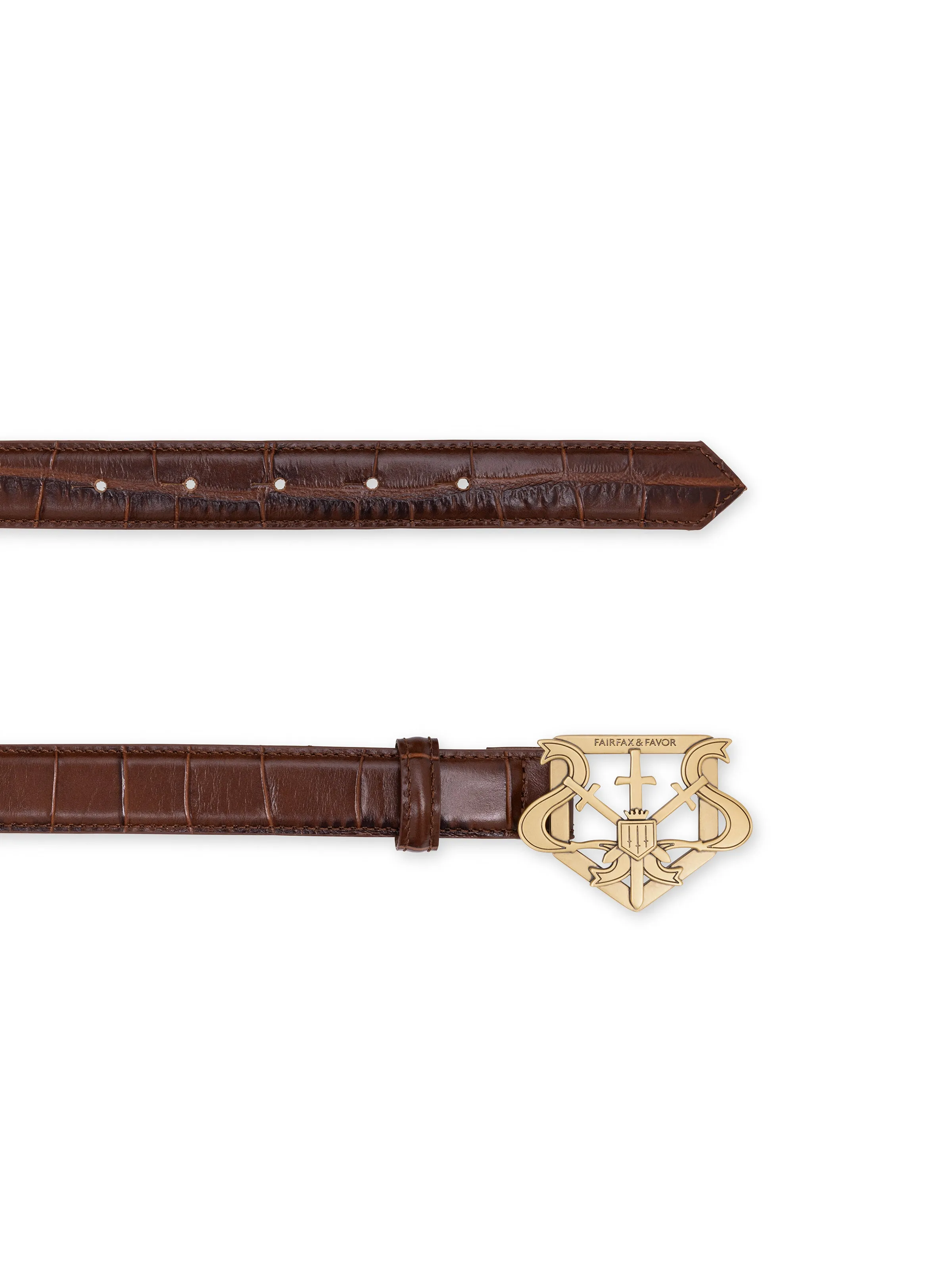 Clarence Belt - Conker Leather