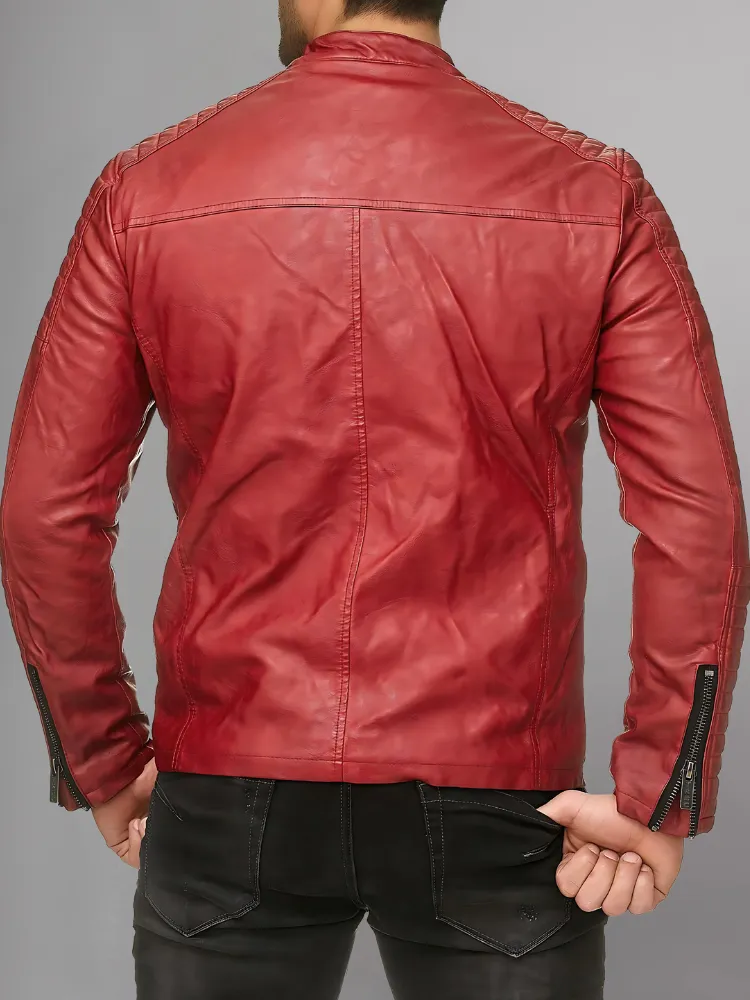 Cooper Biker Style Leather Jacket