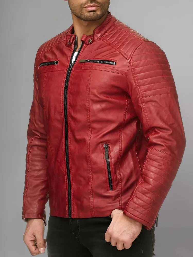 Cooper Biker Style Leather Jacket