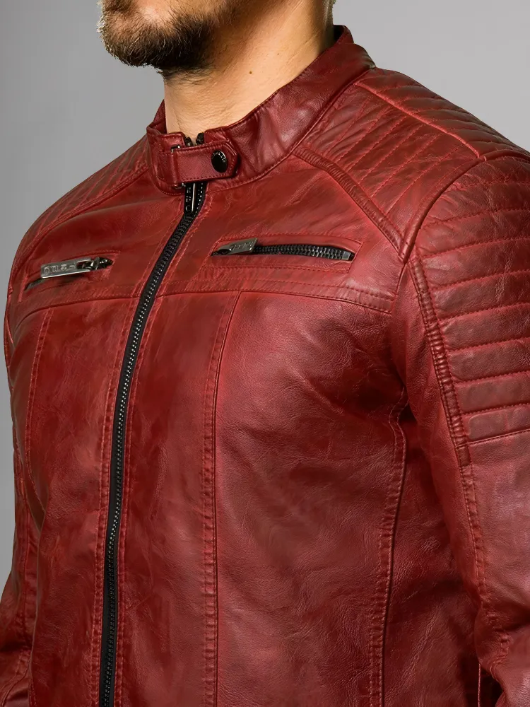 Cooper Biker Style Leather Jacket