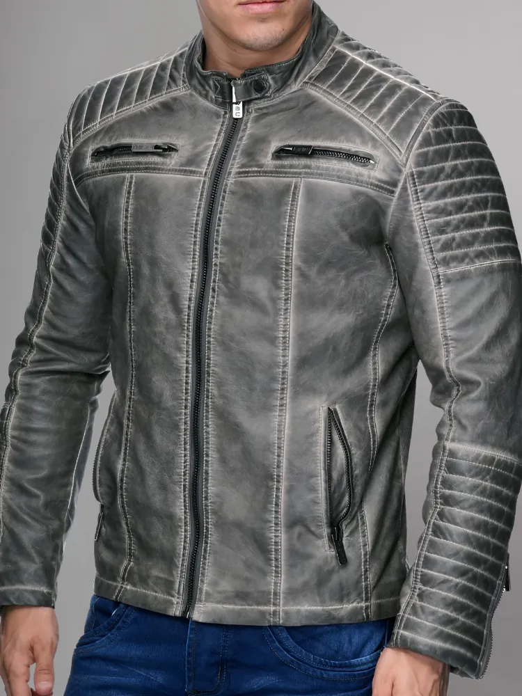 Cooper Biker Style Leather Jacket