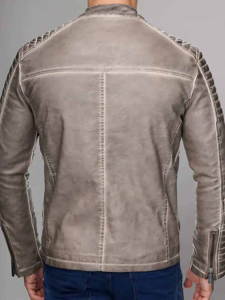 Cooper Biker Style Leather Jacket