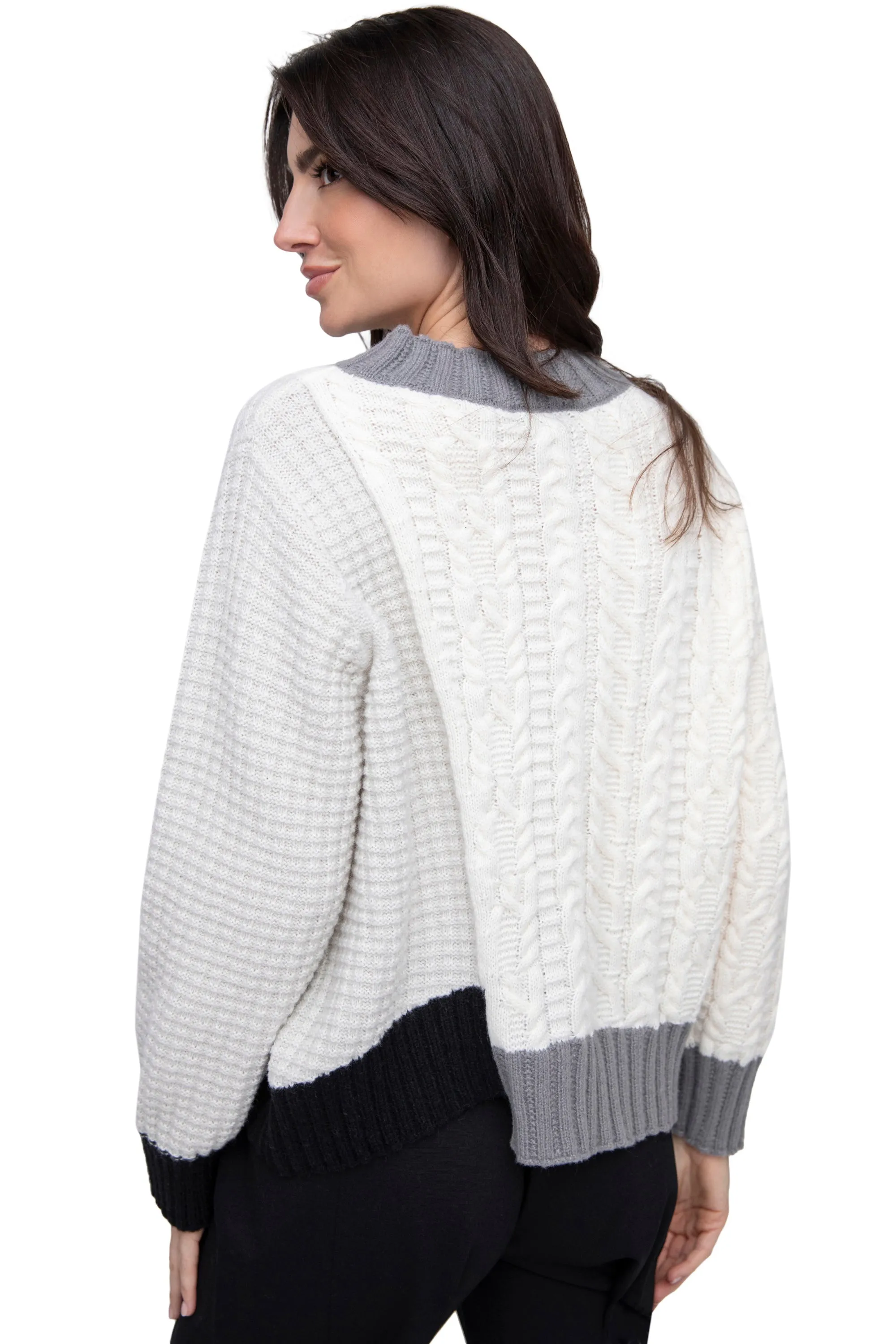 Cozy Mixed Stitch Sweater