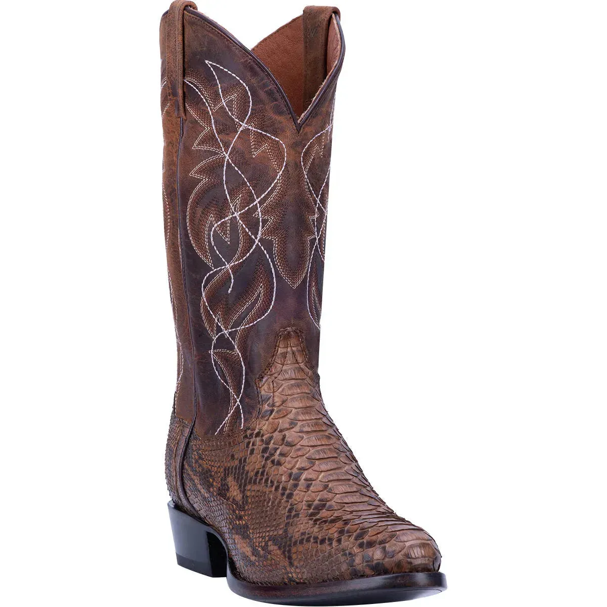 Dan Post Manning - Men's Python Leather Cowboy Boots