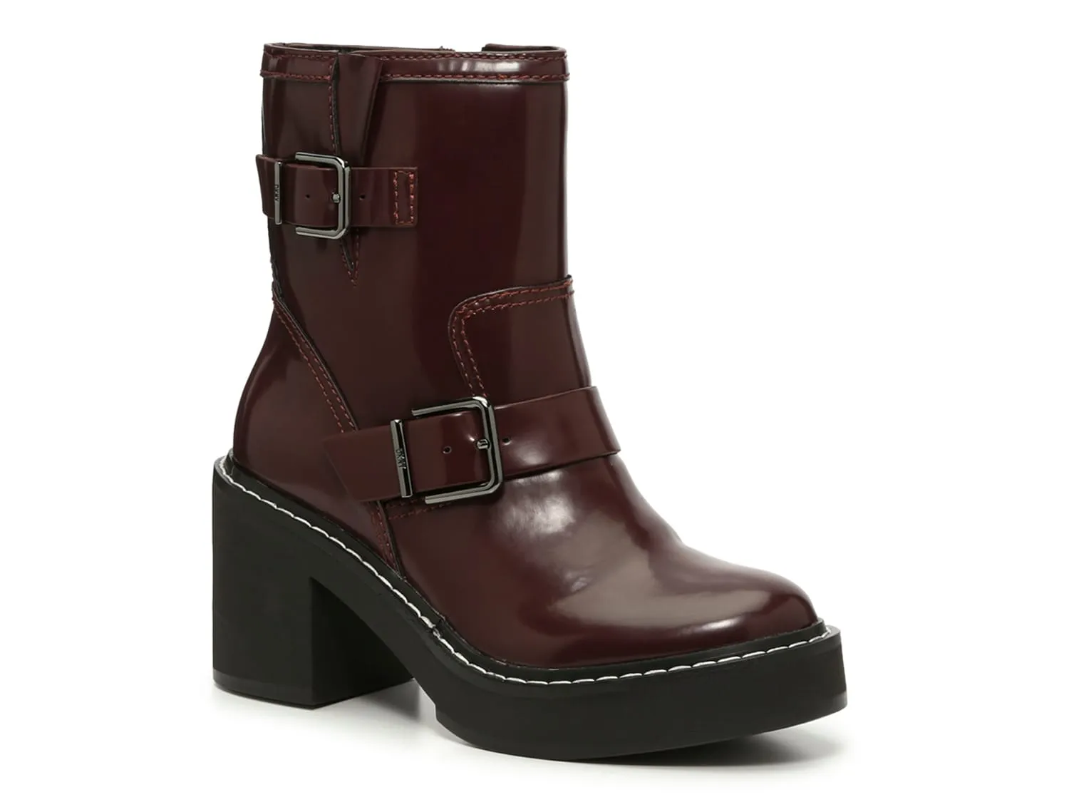 Daray DKNY boots, burgundy