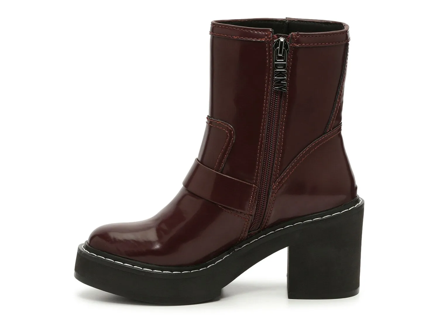 Daray DKNY boots, burgundy