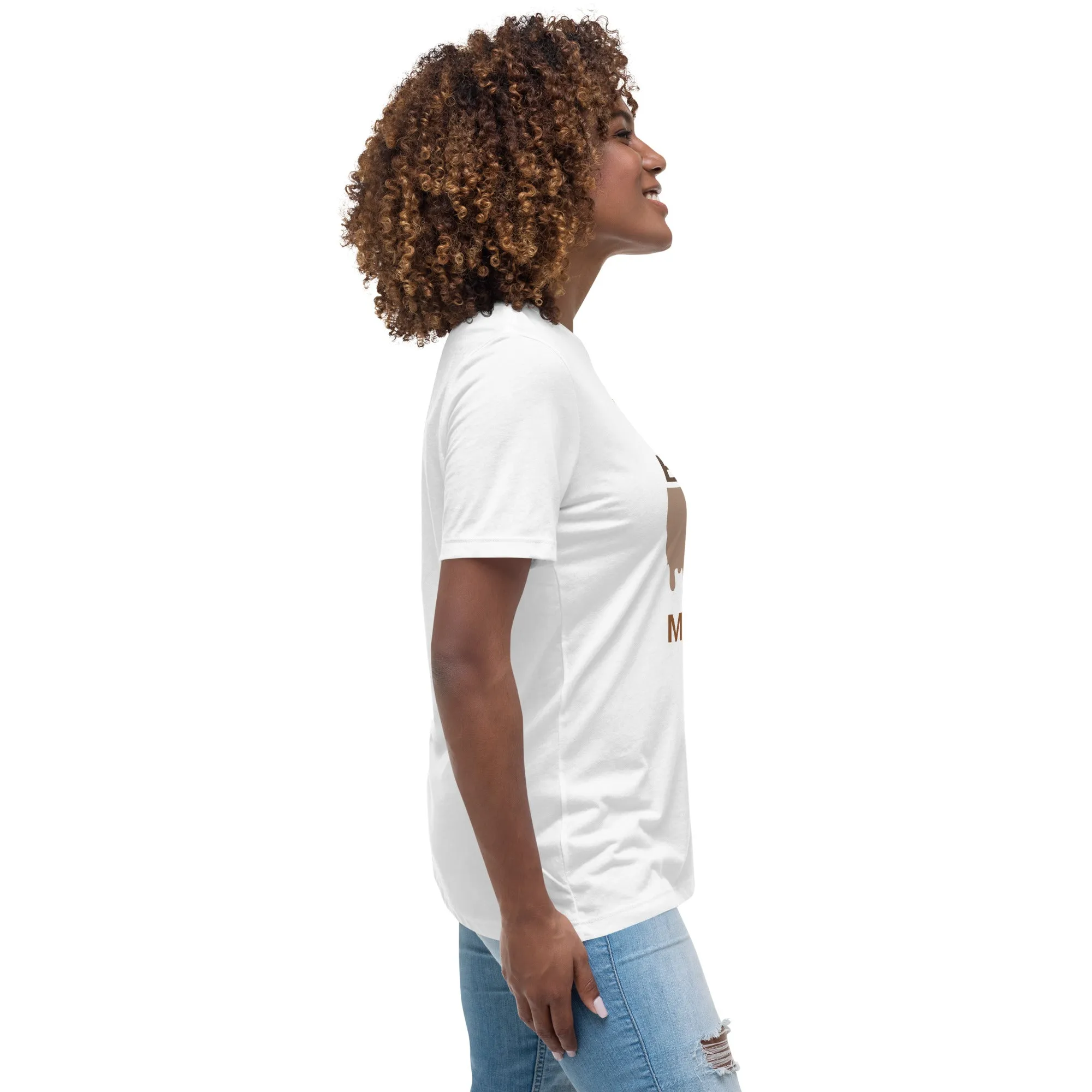 Educated Motivated Elevated Melanated Drip Women's Short Sleeve T-Shirt