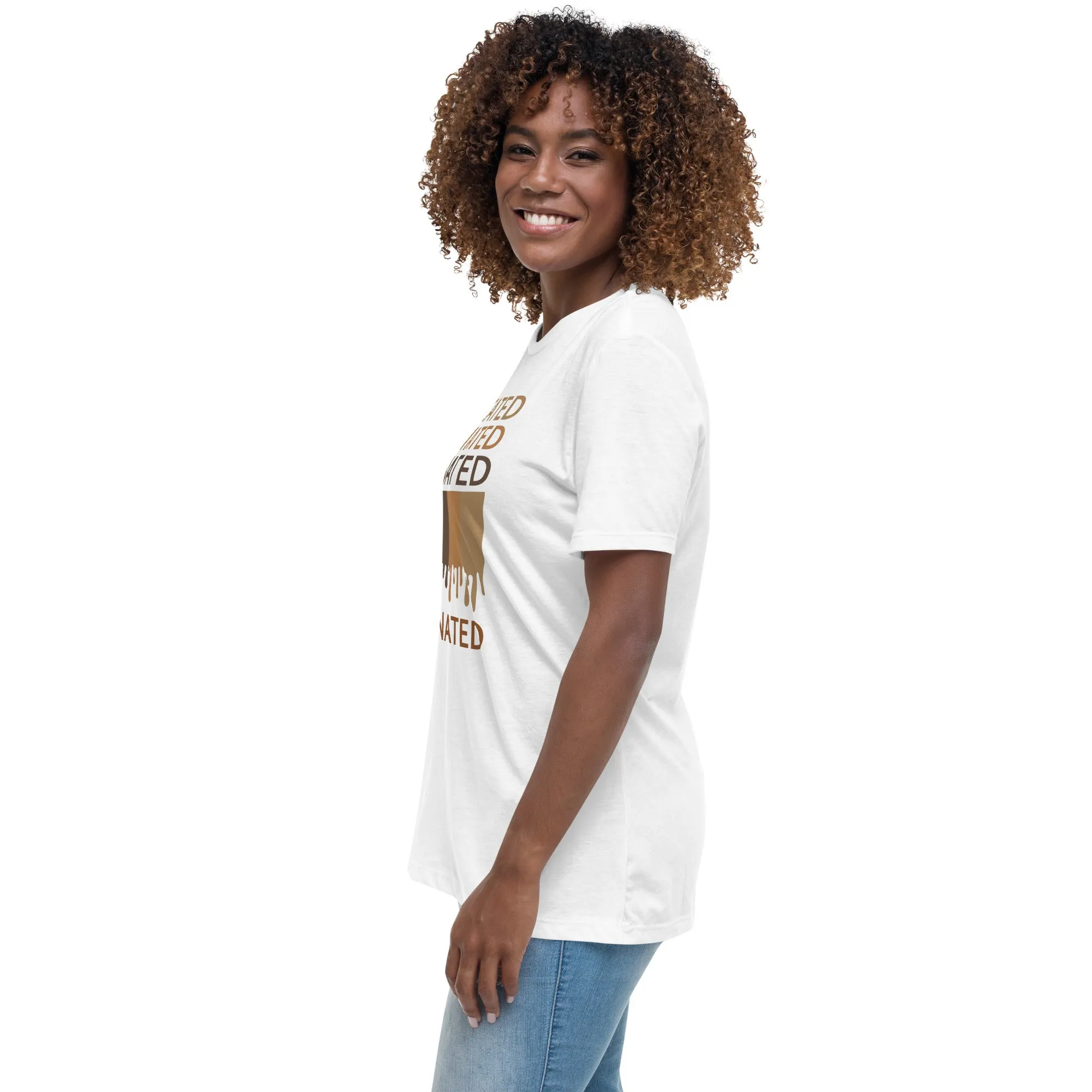 Educated Motivated Elevated Melanated Drip Women's Short Sleeve T-Shirt