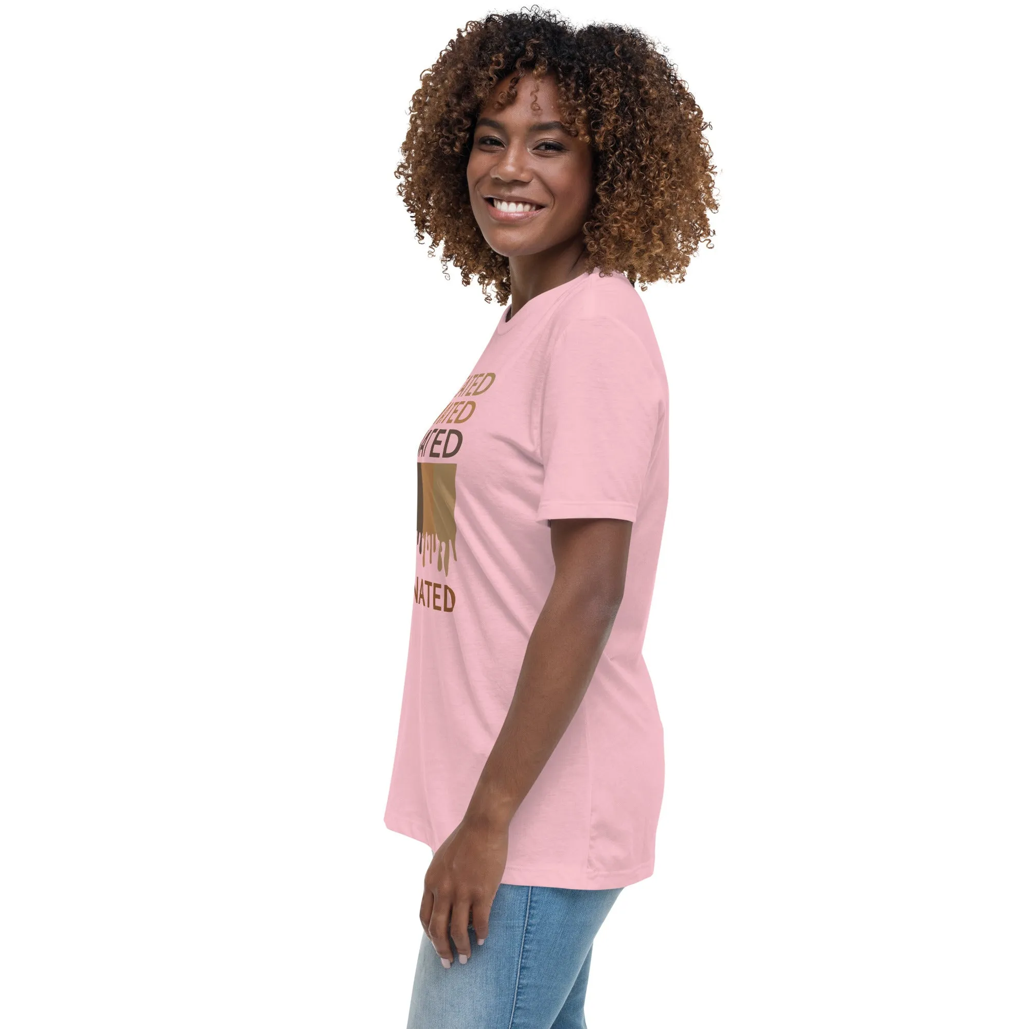 Educated Motivated Elevated Melanated Drip Women's Short Sleeve T-Shirt