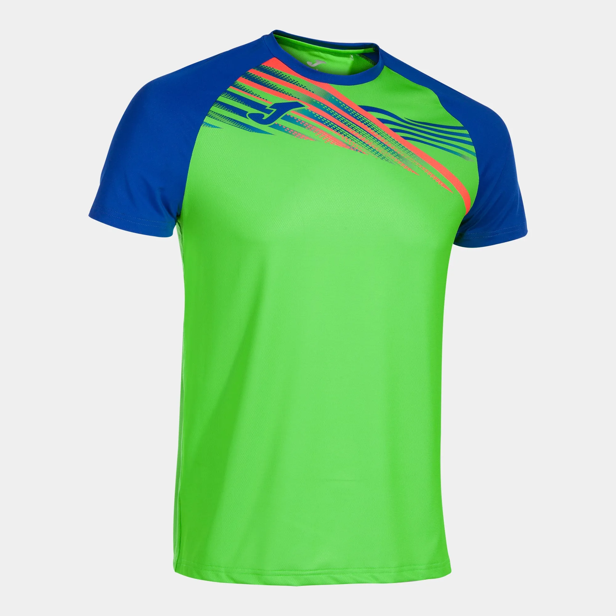 Elite X S/S T-Shirt | Fluo Green/Blue