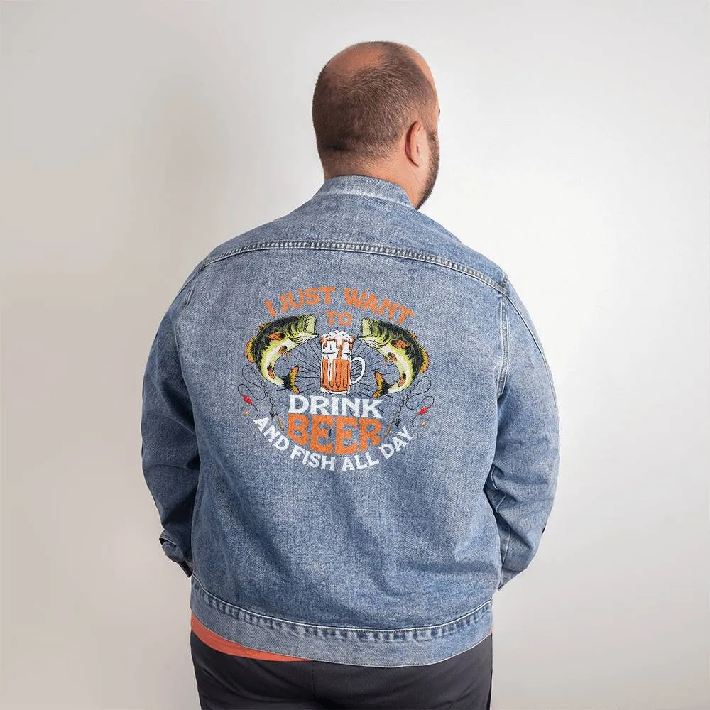 Fish and Drink Beer | Jean Jacket