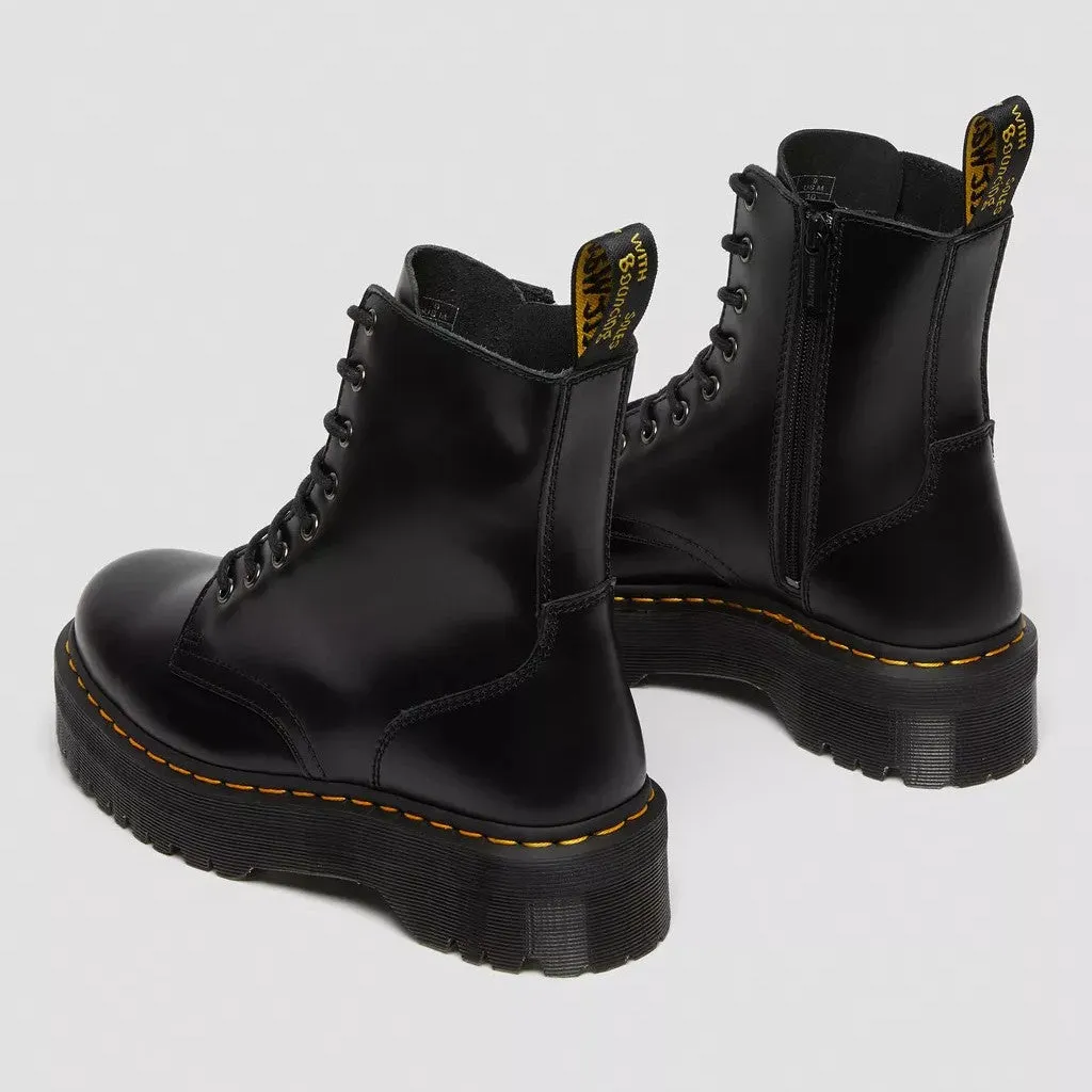 Jadon platform boots in smooth leather Dr. Martens Unisex, black