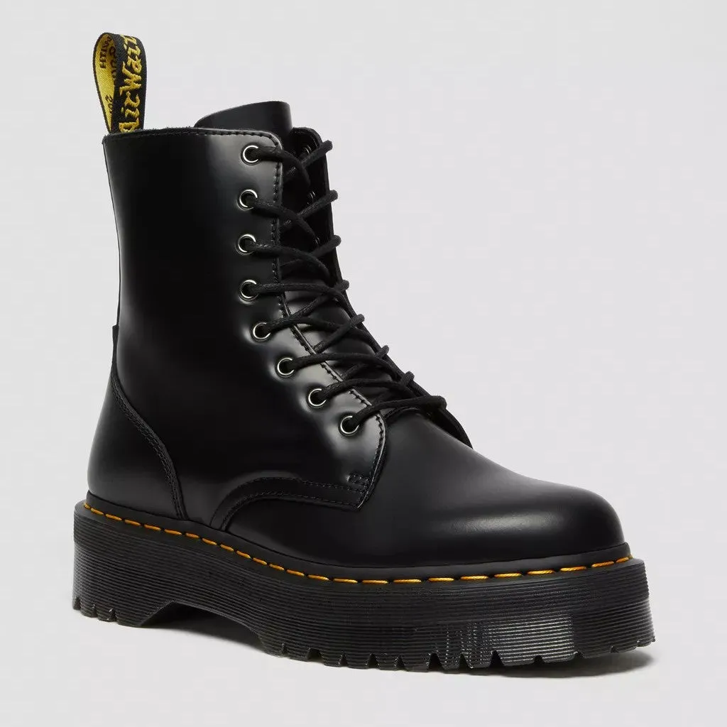 Jadon platform boots in smooth leather Dr. Martens Unisex, black