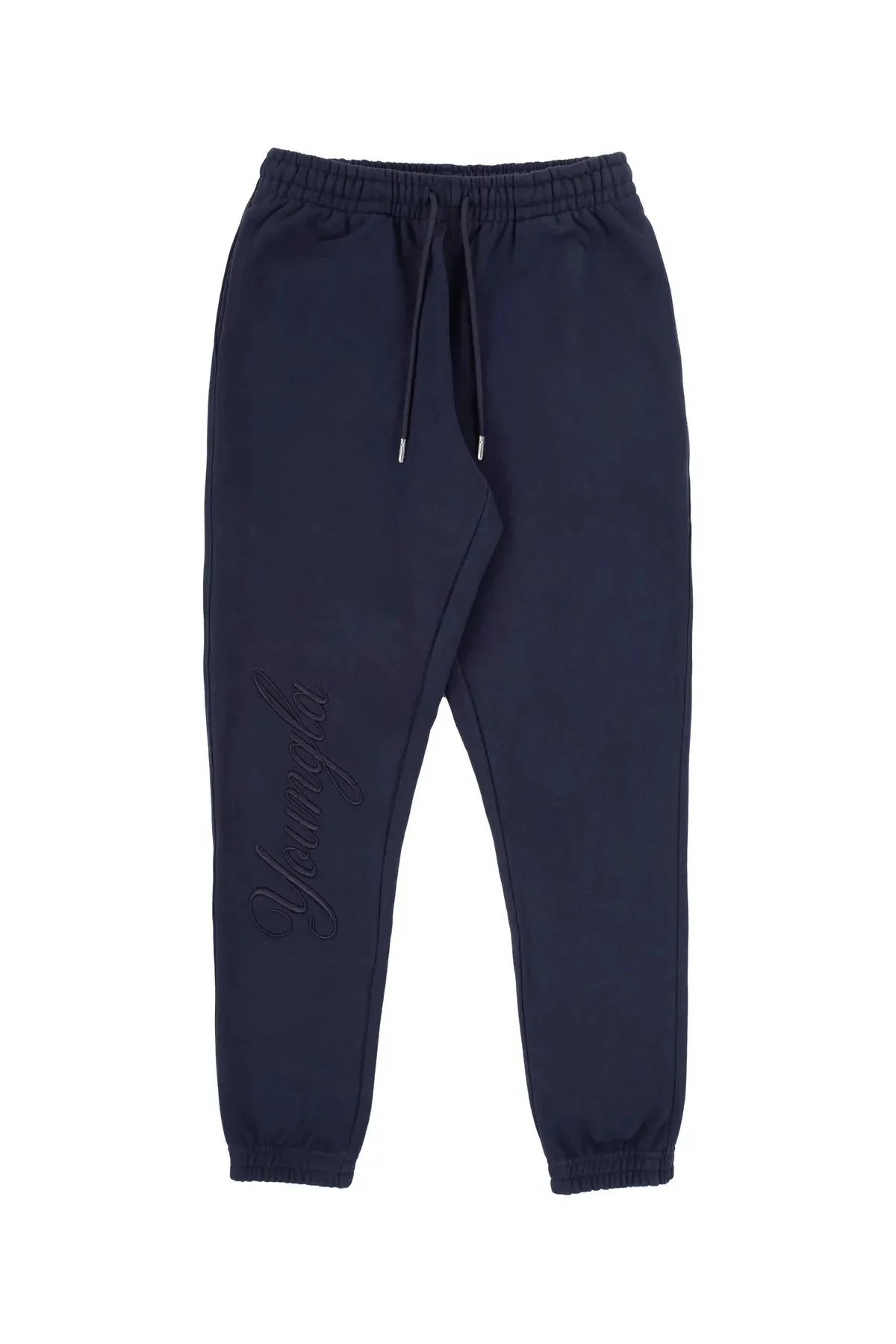 MC - Men’s Workout Joggers: Cotton sweatpants with embroidery, ideal for fitness and casual wear