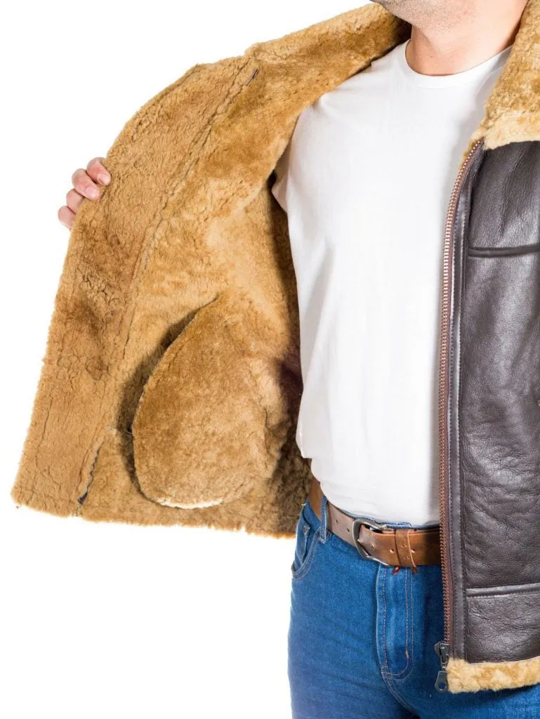 Men's B3 Bomber RAF Shearling Jacket