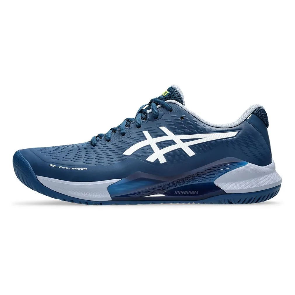 Mens Gel-Challenger 14 Tennis Shoes Mako Blue and White