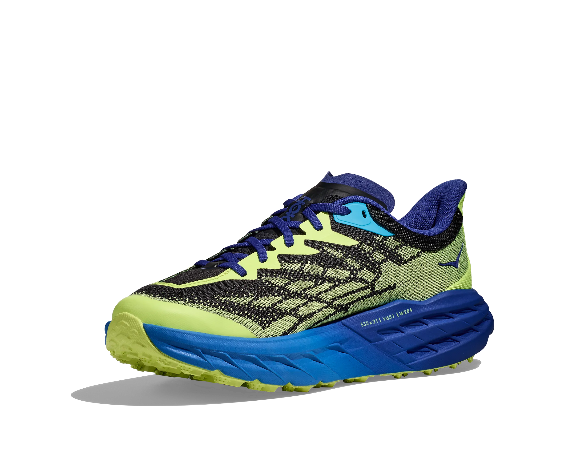 MEN'S HOKA SPEEDGOAT 5 1123157LTC COLOR:  LETTUCE/EVENING SKY