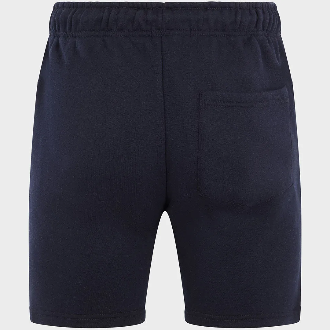 Navy 2 Pocket Zip Shorts