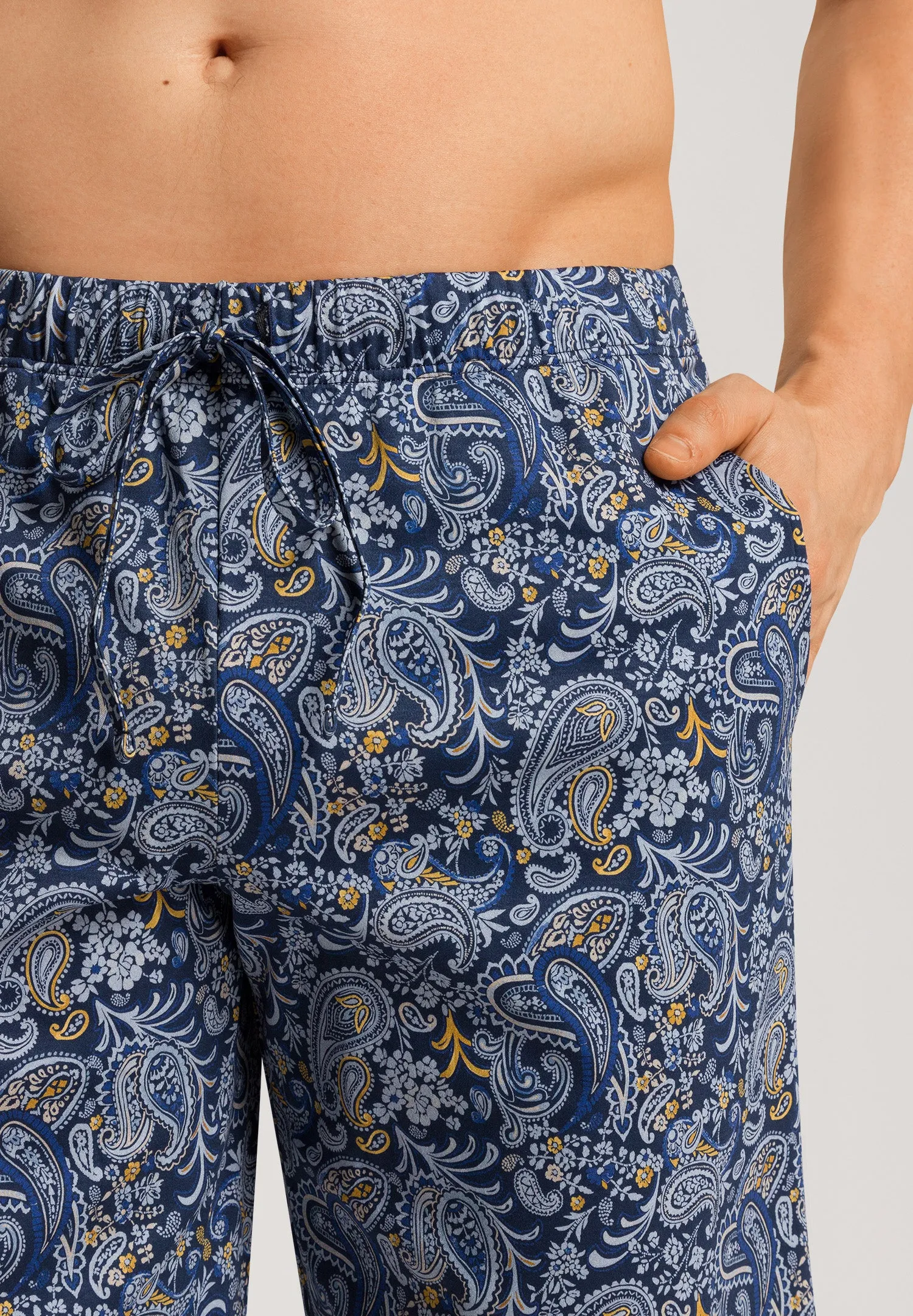 Night And Day Short Knit Pant | Aquarelle Paisley 75513-2884