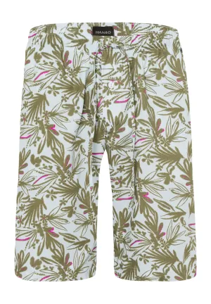 Night And Day Short Woven Pant | Bold Botanic Print 75117-2964