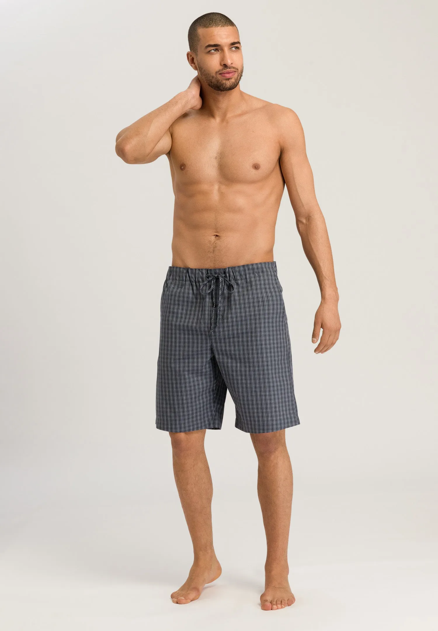 Night And Day Short Woven Pant | Casual Check 75433-2385