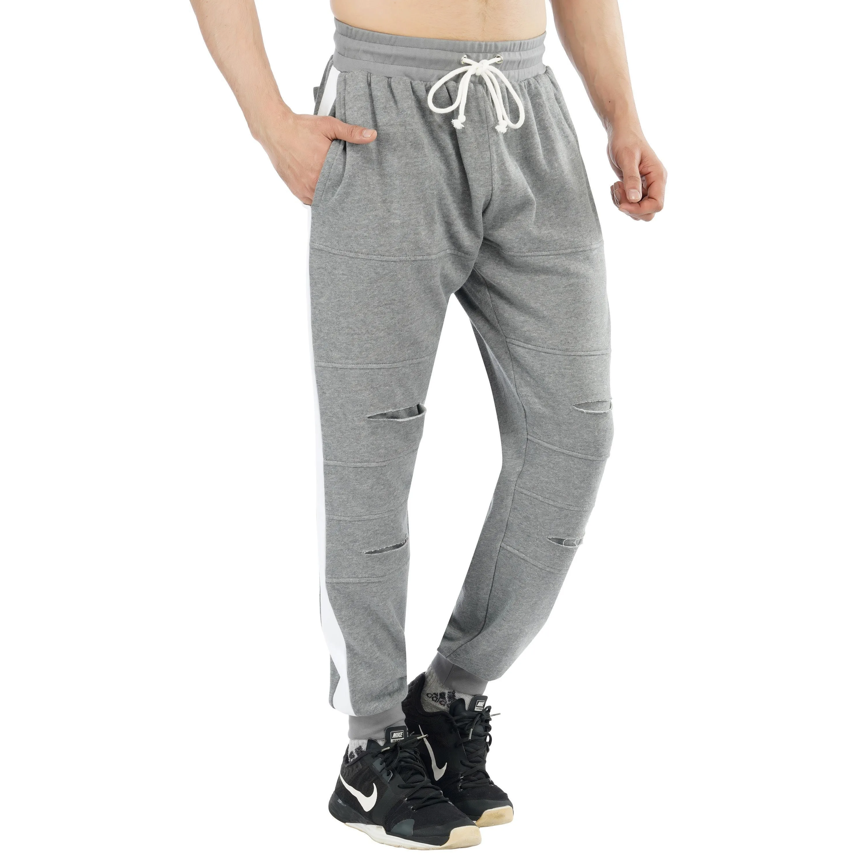 SLAY. Men's Light Grey Joggers