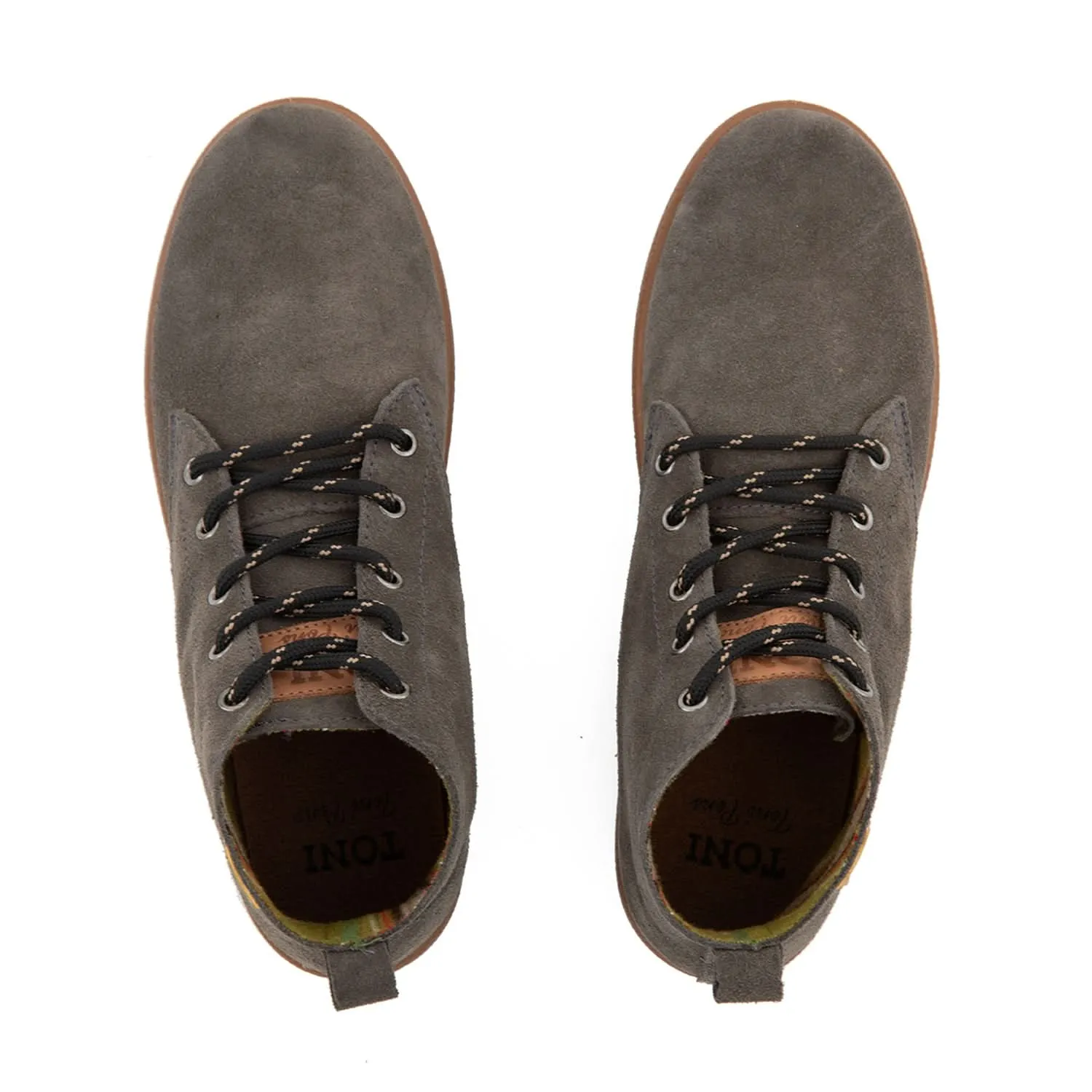 Suede Leather Lace-up Boots for Men - Dalton-SY