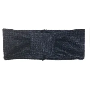 Turban Headwrap // HERRINGBONE NAVY KNIT