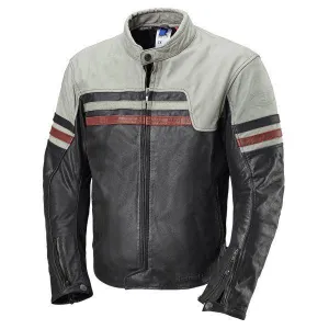 Wayne Adjustable Fit Leather Jacket - Customizable Comfort Biker Style