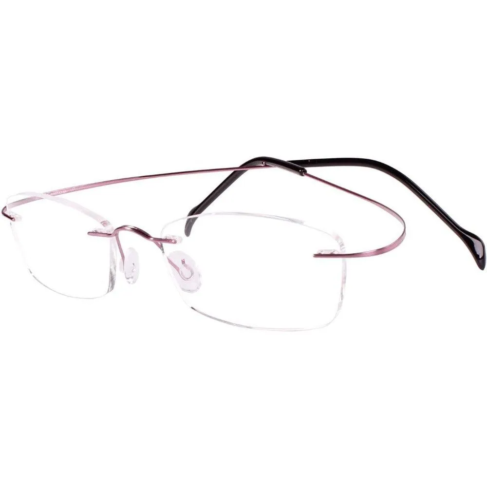 Women's Flexible Titanium Rimless Eyeglasses A1001