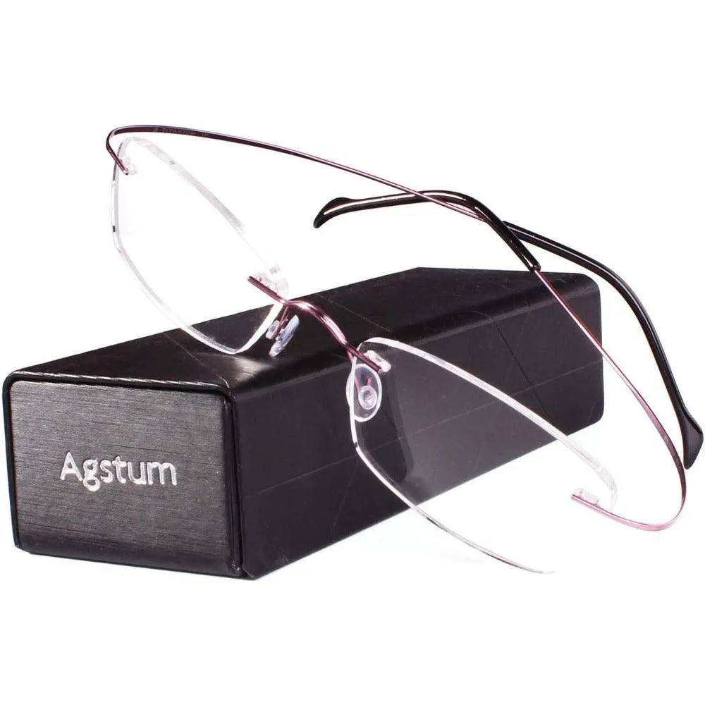 Women's Flexible Titanium Rimless Eyeglasses A1001