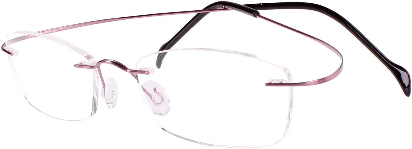 Women's Flexible Titanium Rimless Eyeglasses A1001