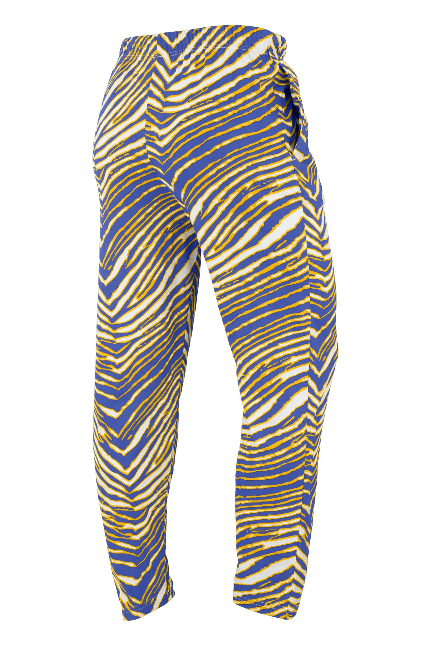 Zubaz NFL Adult Unisex Z88 Zebra Pants, Los Angeles Rams For Men and Women